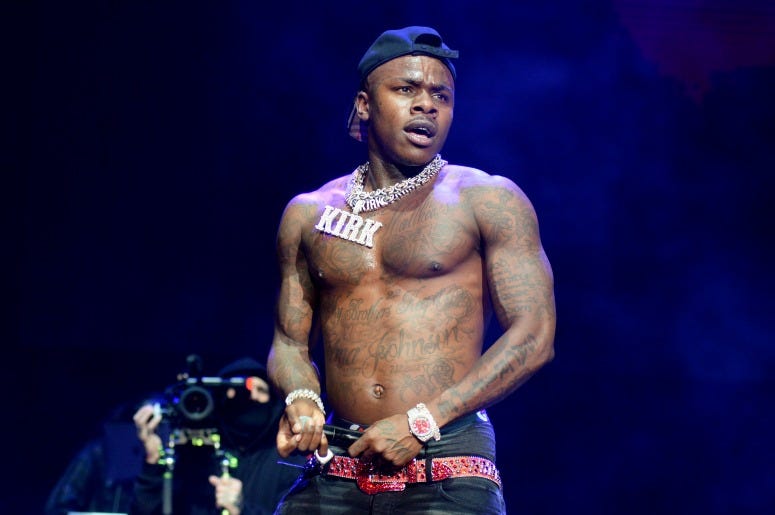 DaBaby performs