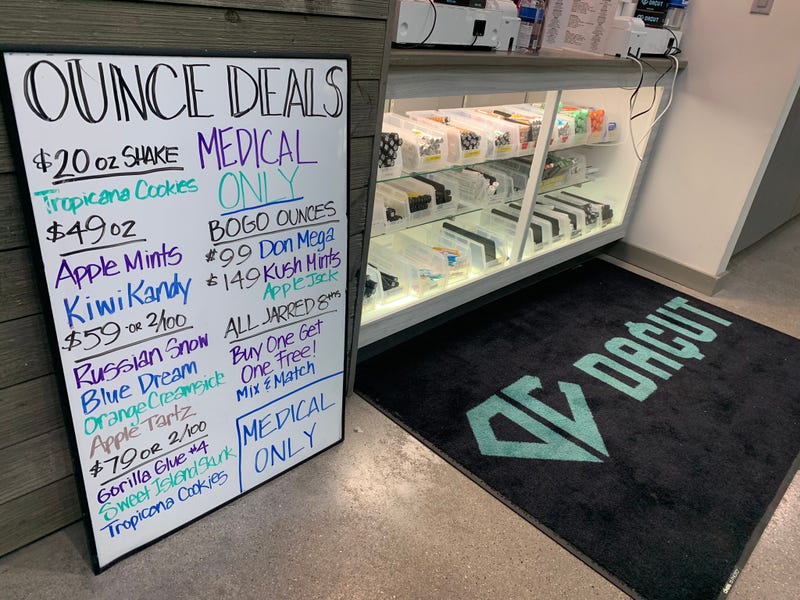 Inside DACUT, a new pot dispensary in Detroit.