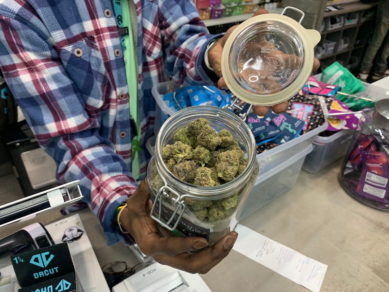 Inside DACUT, a new pot dispensary in Detroit.