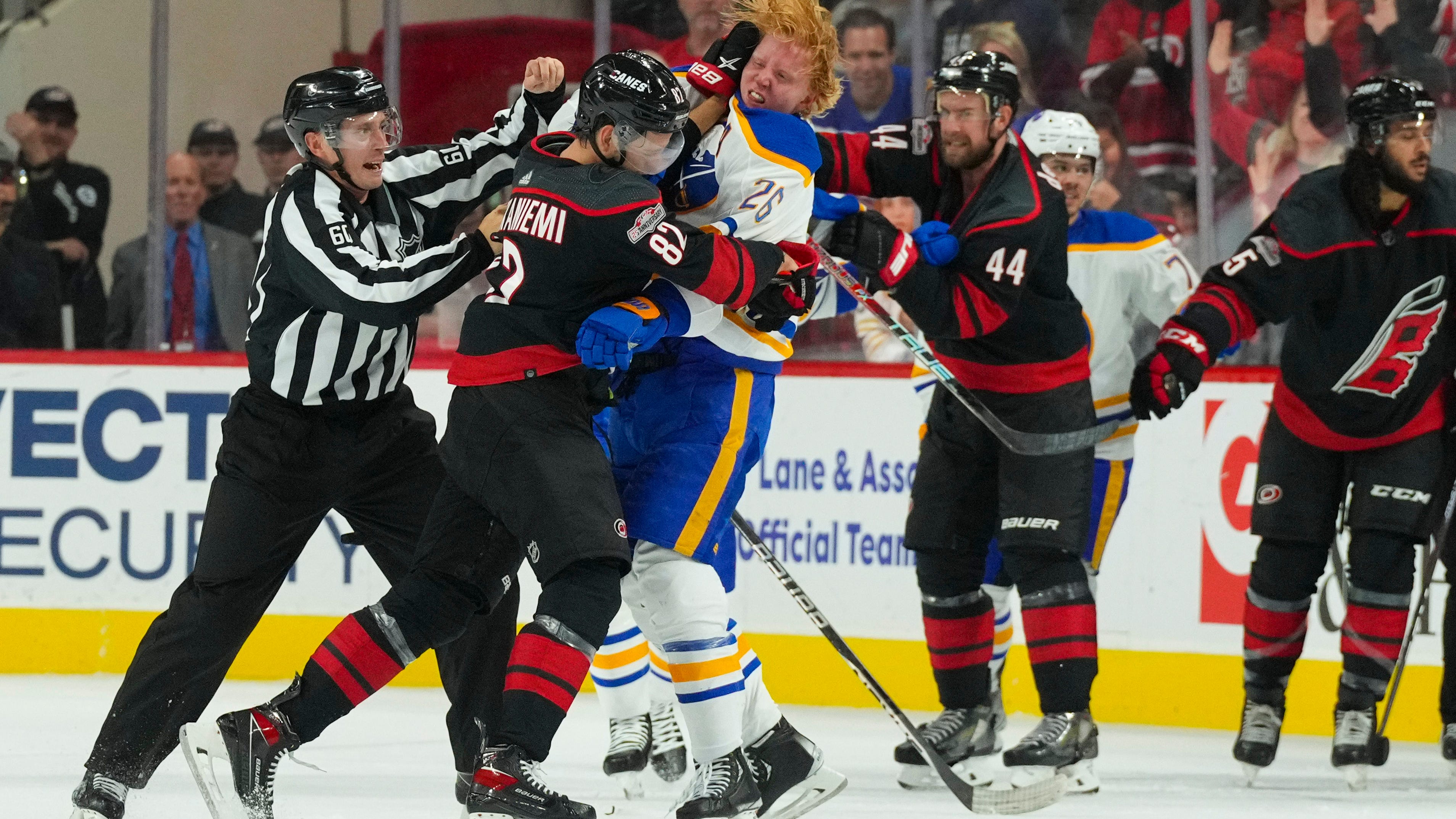 Rasmus Dahlin to miss Saturday's game in Tampa Bay with upper-body injury