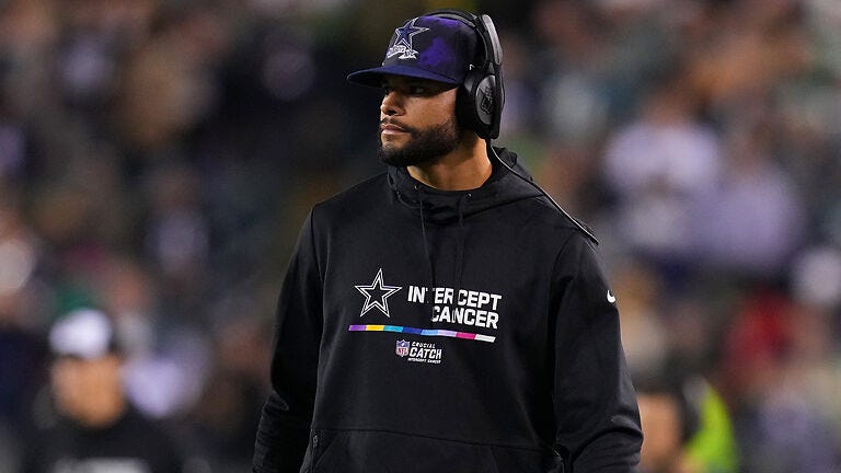 Stephen Jones won't confirm Dak Prescott will play vs. Lions, despite QB saying he plans to
