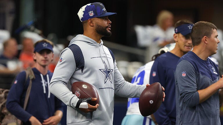 Jerry Jones says Dak Prescott is gripping the ball stronger: 'He is improving'