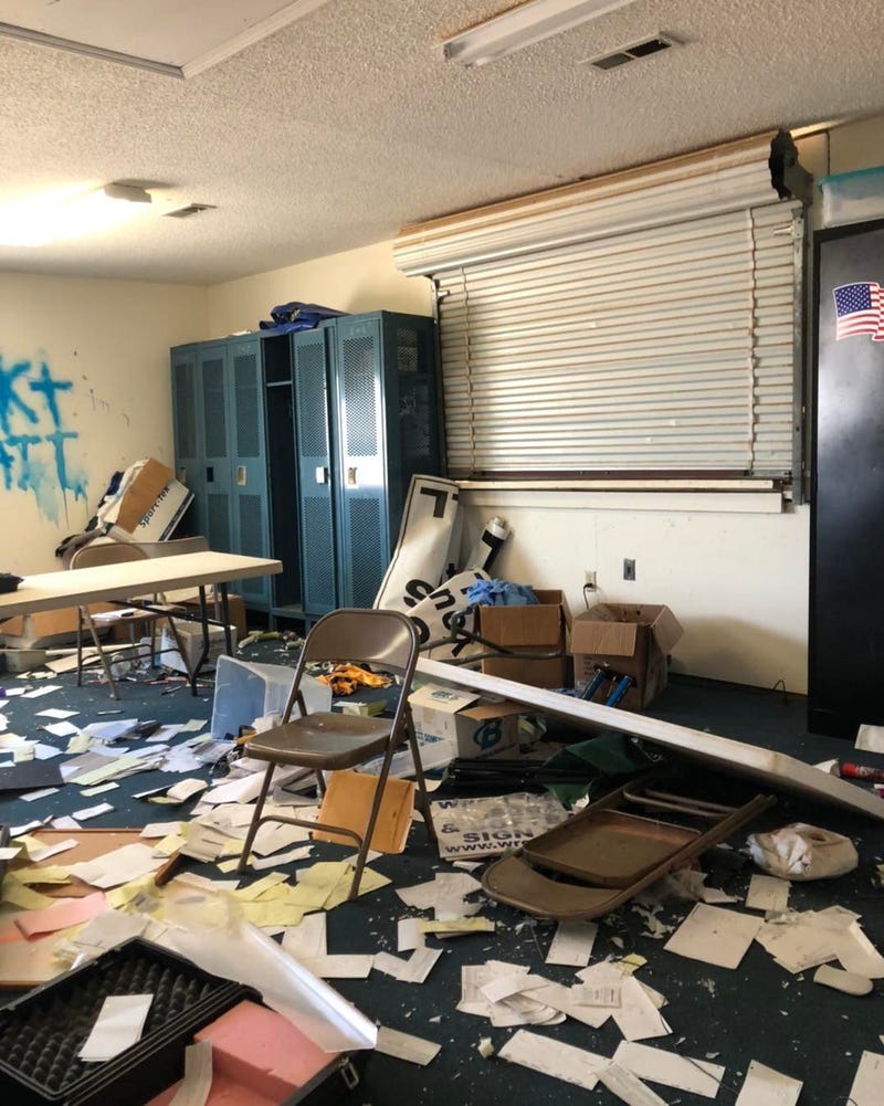 Vandalism damage