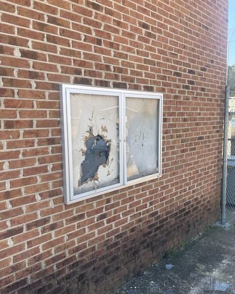 Broken window