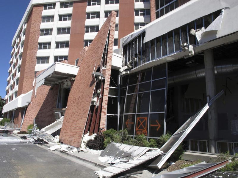 Argenta Hall at UNR following a boiler explosion on 7-5-19