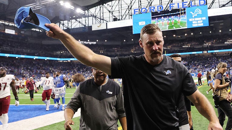 Dan Campbell has a big fan in Jerry Jones: 'He's an outstanding coach'