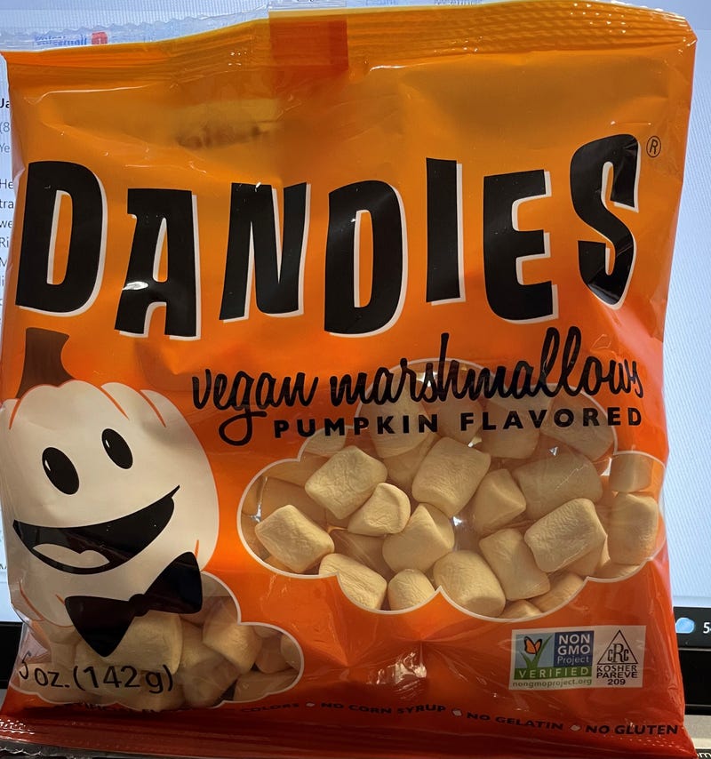 Dandies Pumpkin Marshmallows