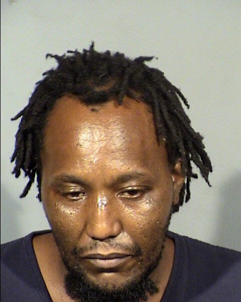Booking photo of bomb threat suspect Deandre Bundt