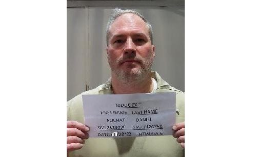 Daniel Rochat, 48, was convicted for a second time on Wednesday of murdering a 70-year-old woman in East Rutherford, NJ over a decade ago.