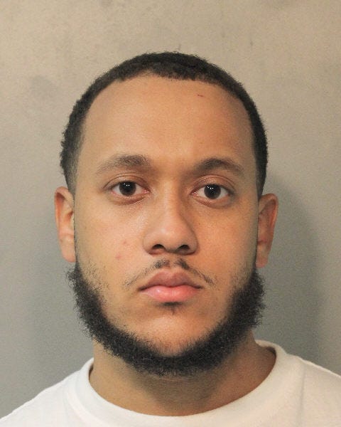 Daniel Tiburcio, 25, was arrested in relation to a street takeover in Uniondale on Saturday night.