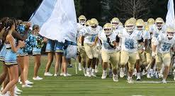 The Daniel High School Football Team takes the field