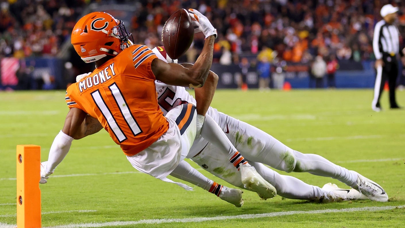 Justin Fields, Bears frustrated after coming up inches short in loss to Commanders: 'I'm tired of being this close'