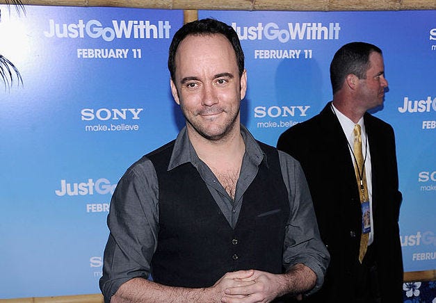 Dave Matthews at the 'Just Go With It' premiere