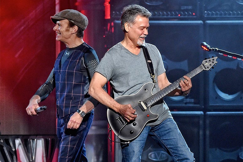 David Lee Roth and Eddie Van Halen