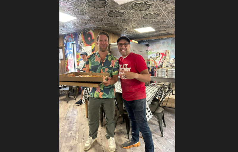 David Portnoy at A Slice of New York