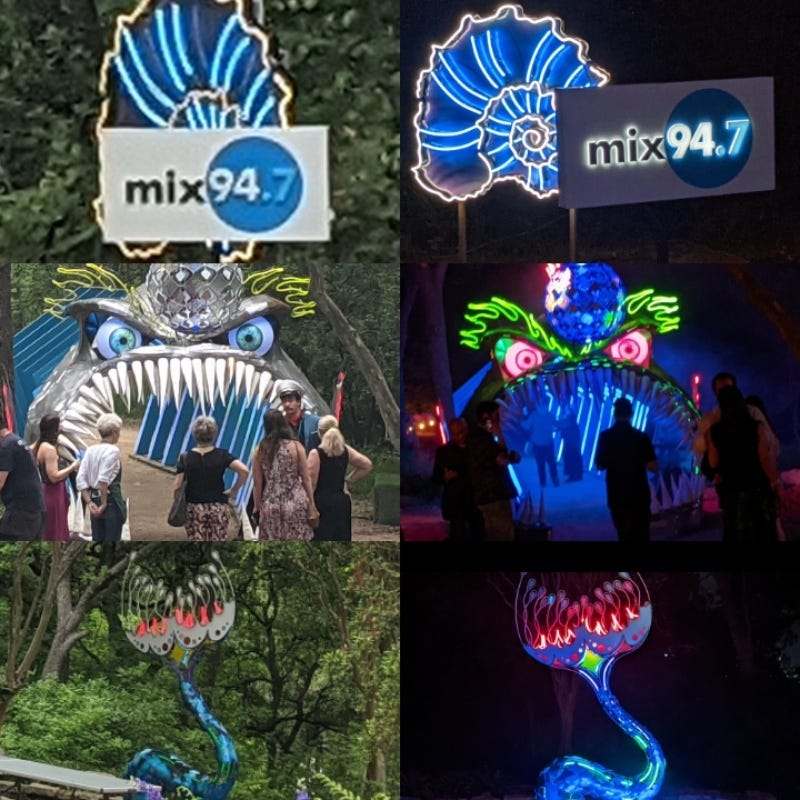 Surreal GArden with Ion Art @ Zilker Botanical Garden / HR