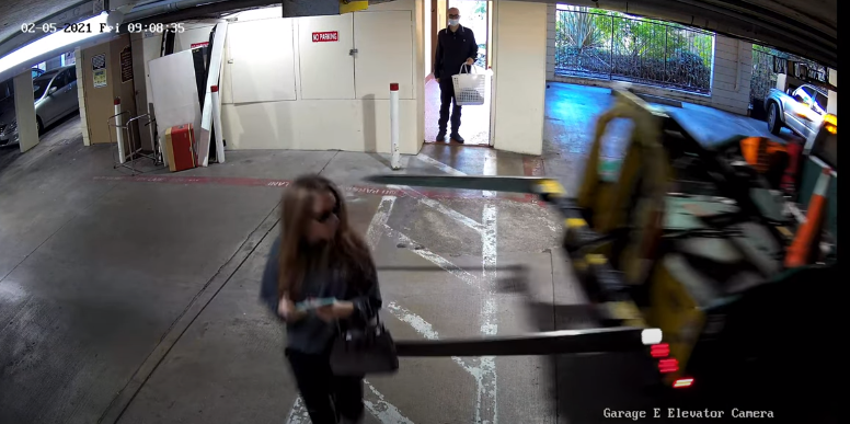 A San Diego woman is suing a trash-service company after she says she was struck by one of their pickup trucks at her apartment complex.