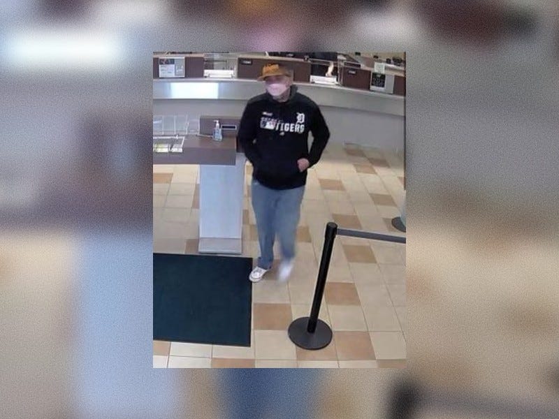 Bank robbery suspect
