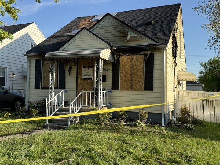 Dearborn home where man died after fire