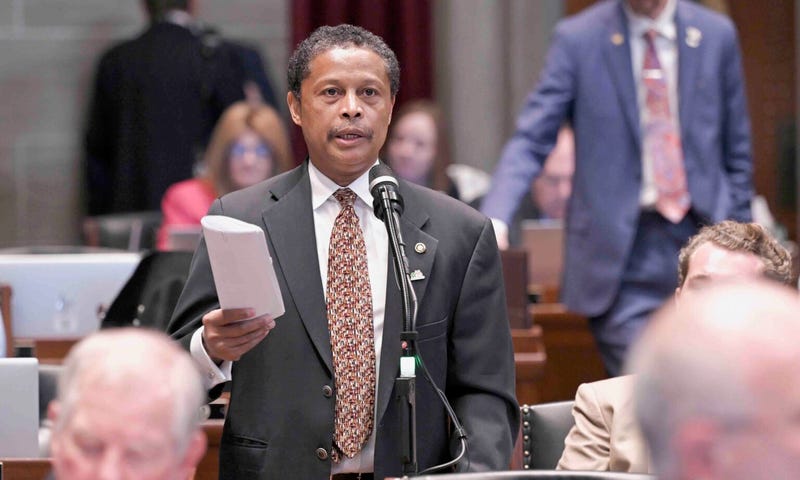 State Rep. Del Taylor, a Democrat from St. Louis, speaks March 3 in the Missouri House