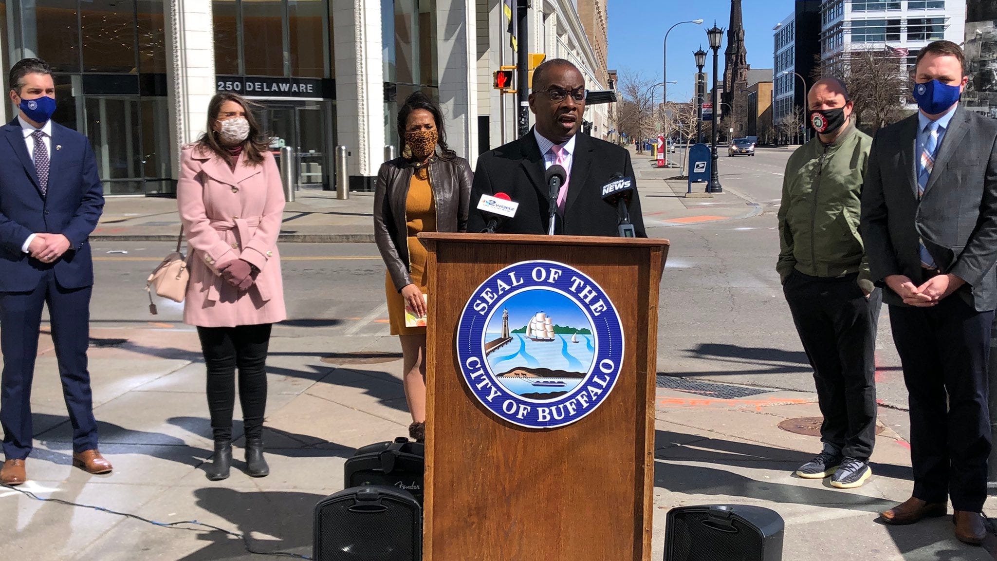 Mayor Brown announces beginning of construction season in Buffalo