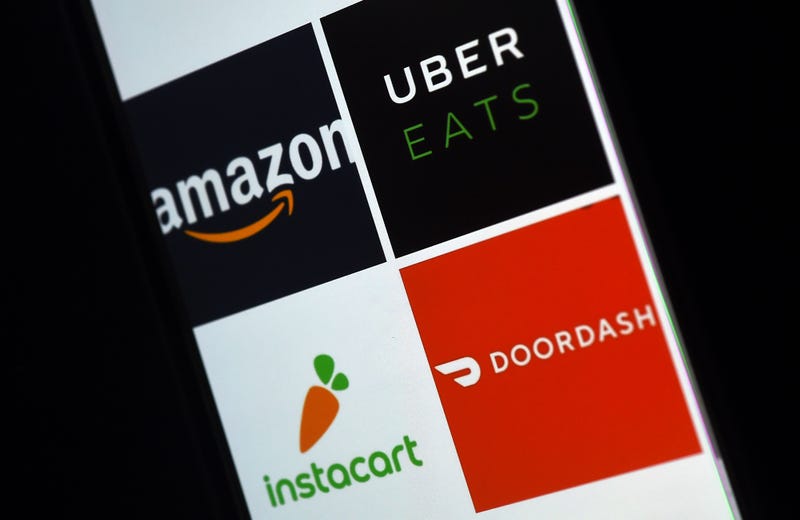 Delivery service logos