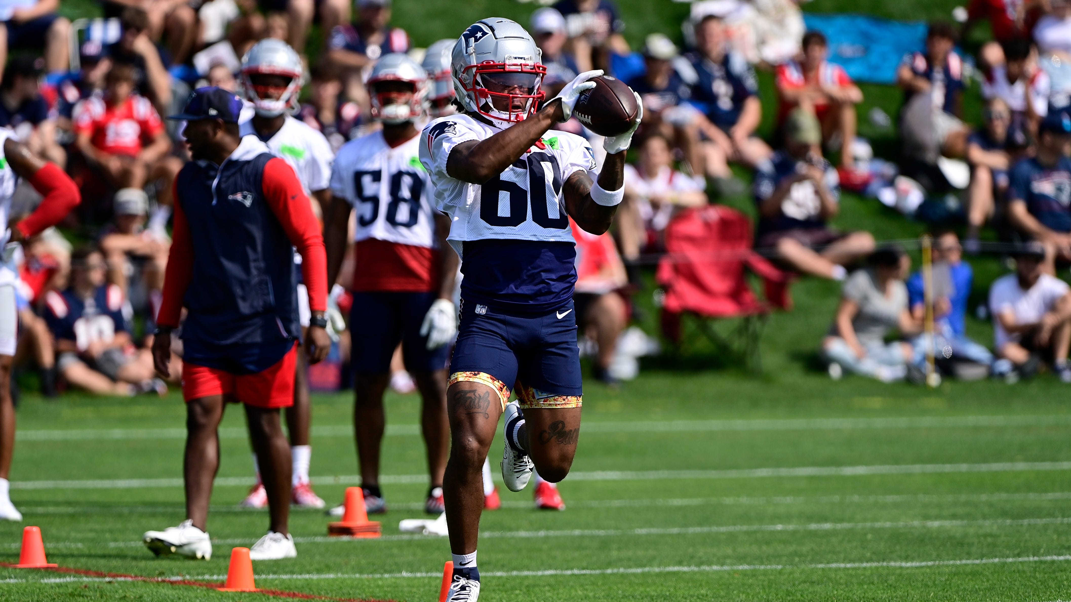 The curiosity of Demario Douglas’ limited preseason game reps