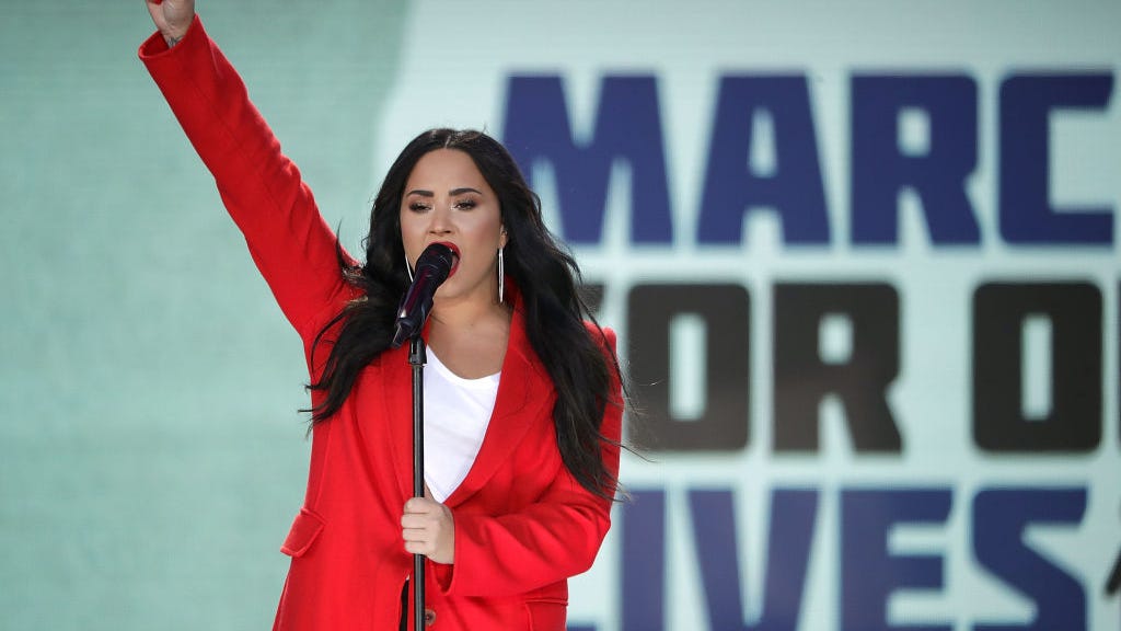 Demi Lovato Sends Herself Flowers After Split From Boyfriend Henry Levy