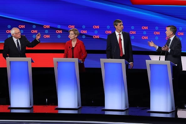 Democratic debate stage