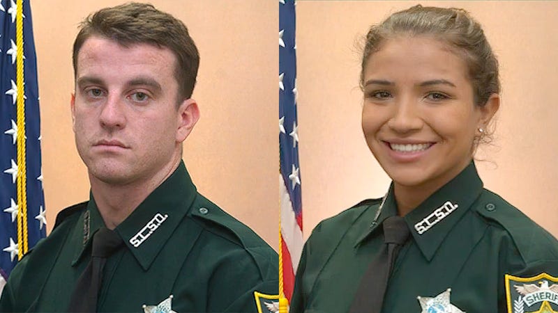 Deputies Clayton Osteen and Victoria Pacheco