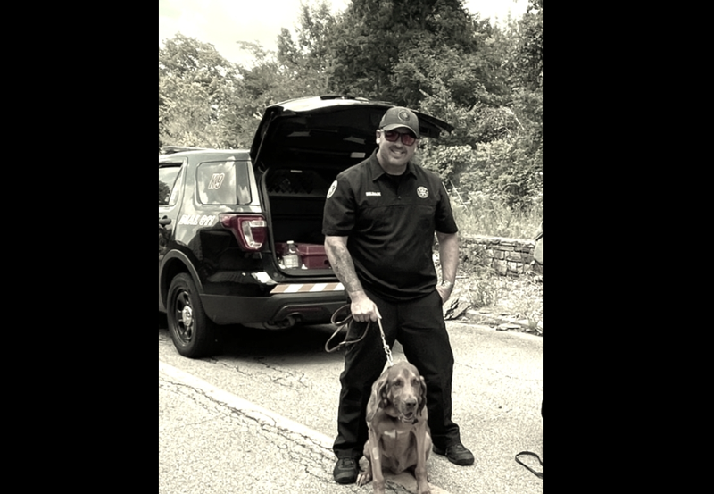Deputy Jeff Belback and his partner Ranger