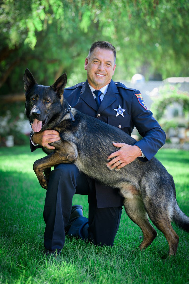 Sheriff’s Deputy John Forlenza and K9 Dax