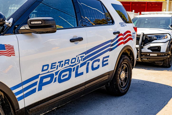 Detroit police car