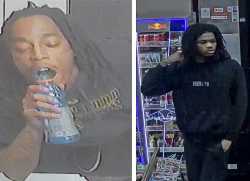 Suspects seen buying snacks after alleged arson