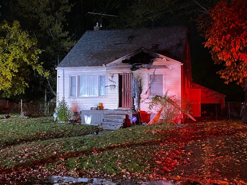 Detroit home badly burned by fire