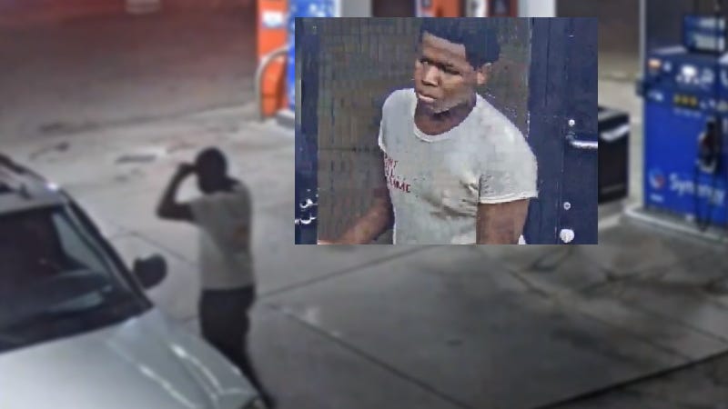 Detroit police looking for carjacking suspect who snuck into woman's back seat while she was in gas station, held her at gunpoint