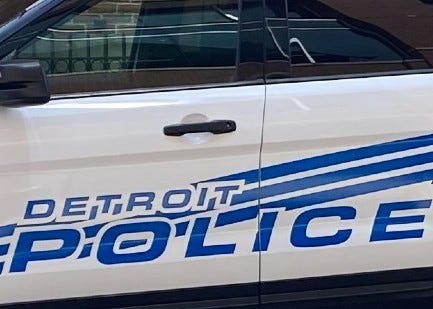 Detroit police SUV