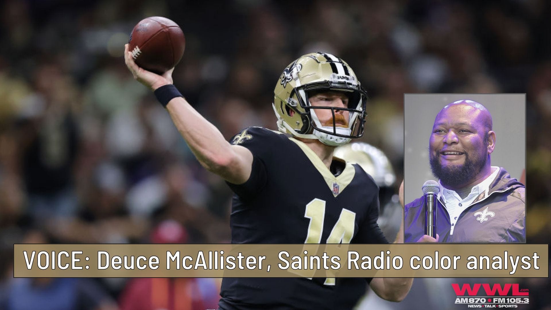 Deuce on why Saints are sticking with Dalton: 'Has to be something from a limitation standpoint'