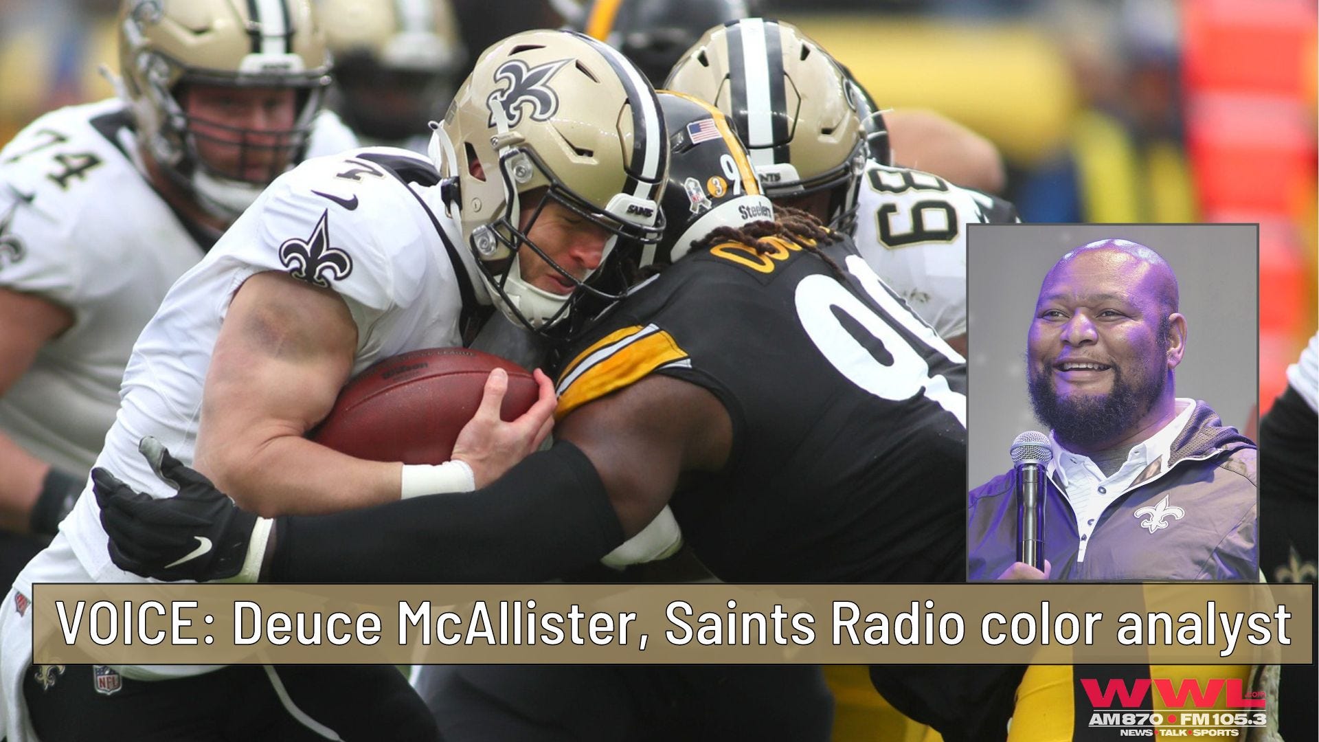 Deuce: Saints-Browns matchup will be 'old-school, 1940ish-type football'