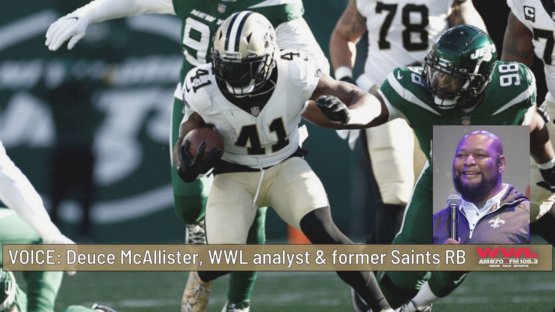 Deuce McAllister previews Bucs-Saints rematch, and how Tampa will try to slow Alvin Kamara