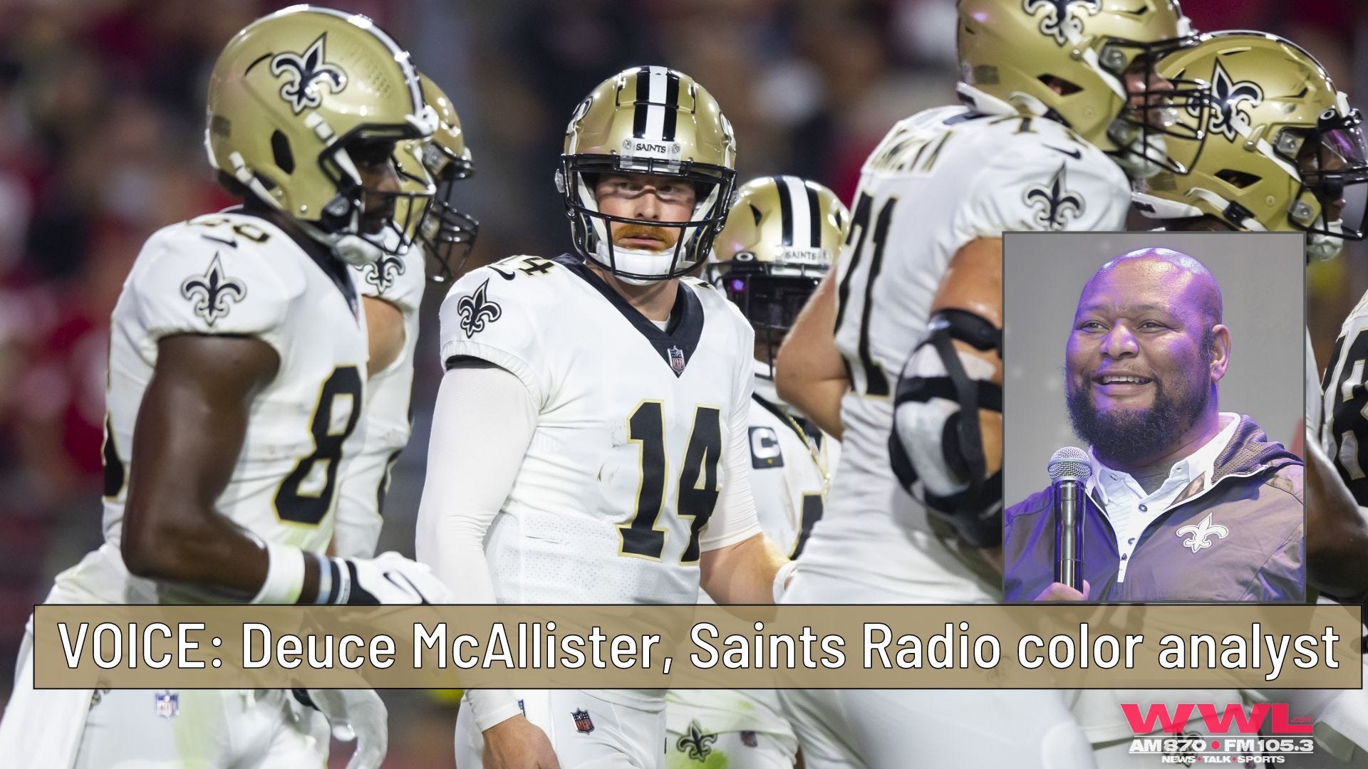 Deuce McAllister: Saints sticking with Andy Dalton to have continuity with QB, offense