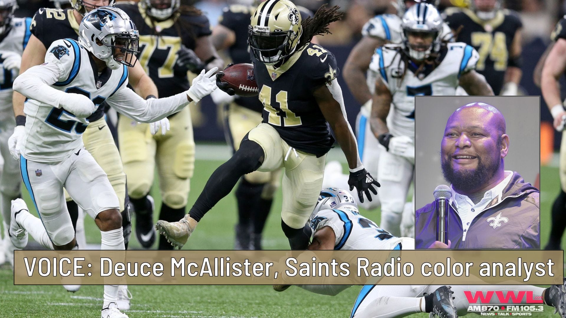 Deuce: Panthers will be a 'desperate' team; Saints have to put them away early