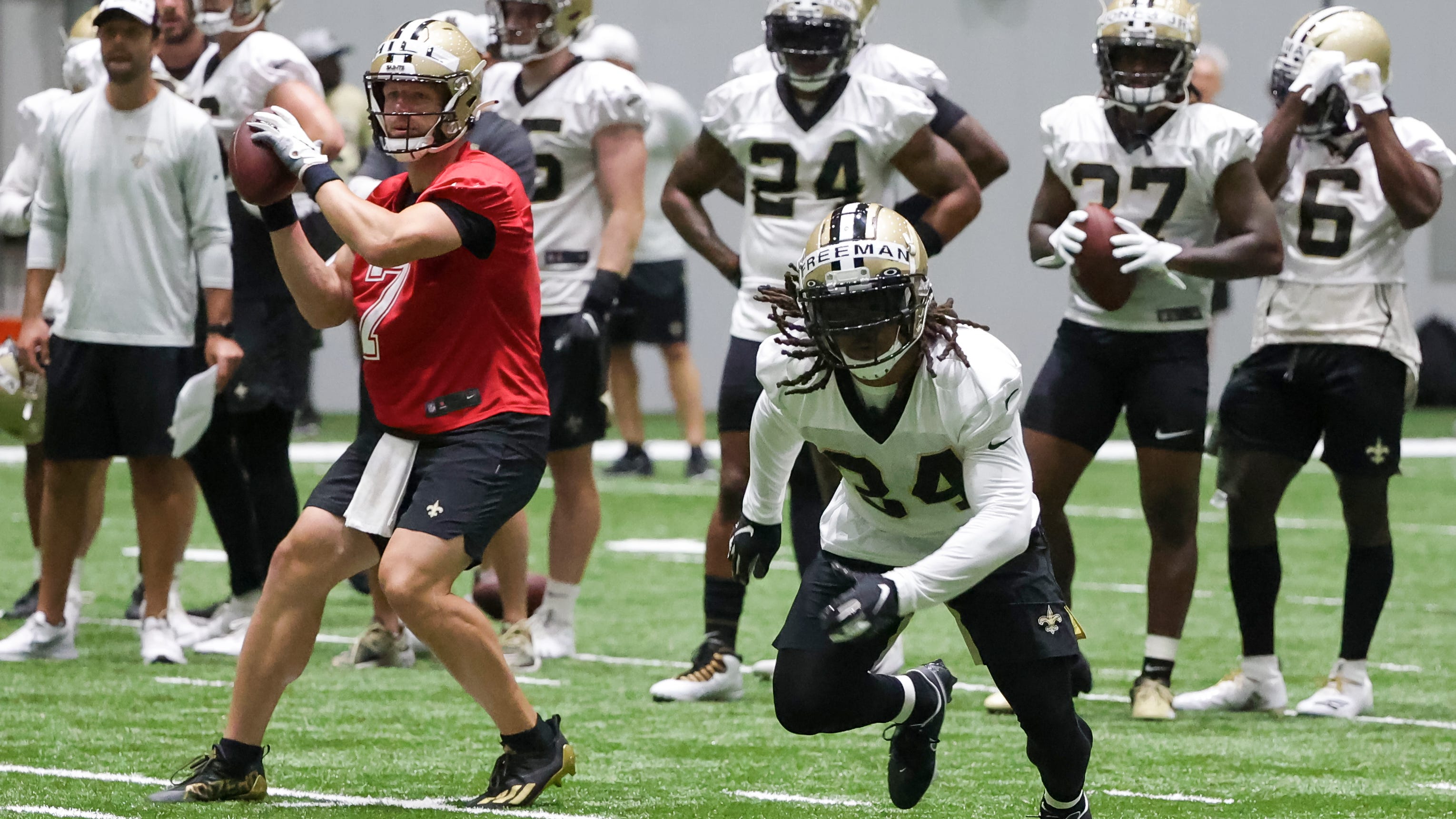 Former Falcons RB Devonta Freeman: Signing with Saints a 'dream come true'