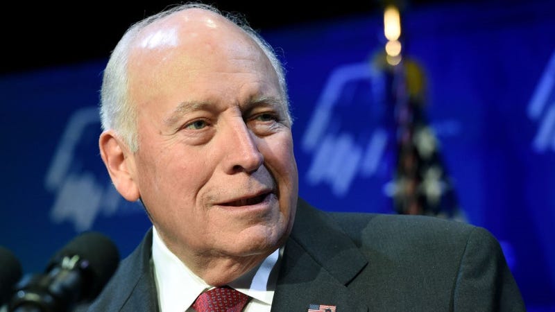 Former U.S. Vice President Dick Cheney introduces U.S. Vice President Mike Pence at the Republican Jewish Coalition's annual leadership meeting at The Venetian Las Vegas on February 24, 2017 in Las Vegas, Nevada.