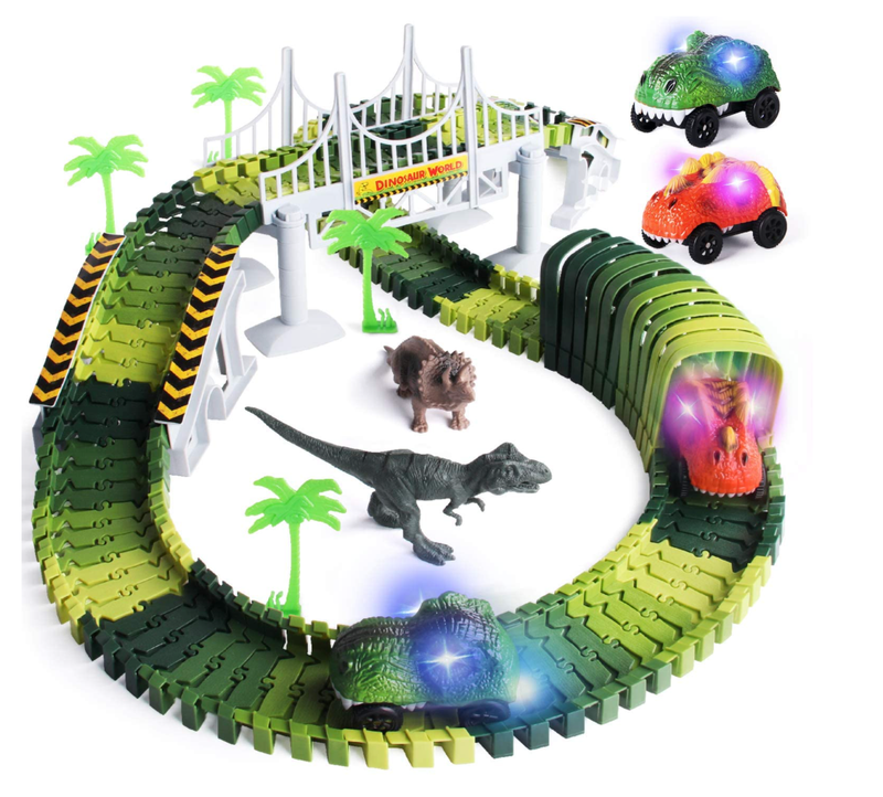 Dinosaur Race Track Set