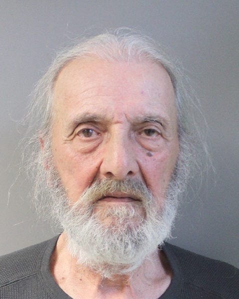 Victor Divergilio, 83, was arrested for vandalizing Teslas and causing thousands of dollars in damage at a Long Island mall parking lot