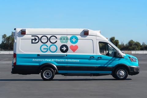 DocGo has partnered with Abington-Jefferson Health to introduce its first-of-its-kind all-electric ambulance.