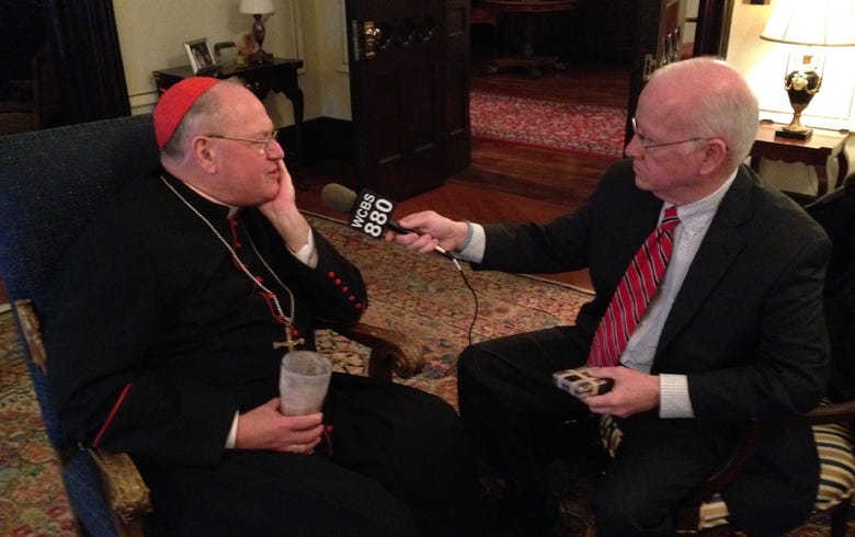 Rich Lamb with Cardinal Dolan