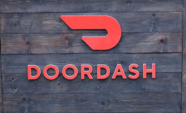A view of general atmosphere at the Doordash booth at 'Night Market' presented by The Los Angeles Times on May 08, 2019 in Los Angeles, California.