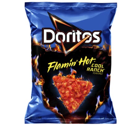 Flamin' Hot Cool Ranch Doritos